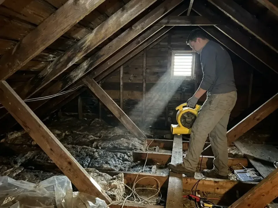 attic-water-damage-drying-proc-007 — frequently asked questions, Emergency Water Extraction & 24/7 Flood Response in Radisso…